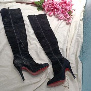 high-top boots