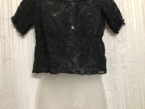 Vezzo Black Lace Top