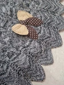 Gray Knit Sweater Dress