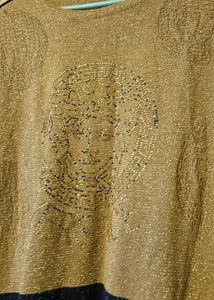Metallic Color Partywear Top