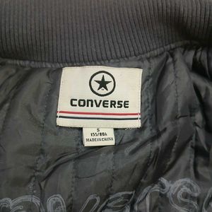1990s Converse Bomber Jacket Grey