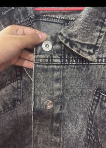Stylish Gray Denim Jacket
