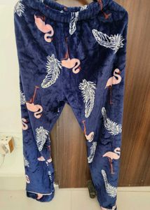 Flamingo Print luxe night suit