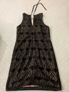Elegant Black Lace Dress