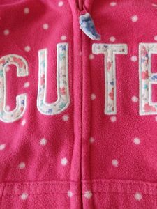 Cute Pink Polka Dot Romper