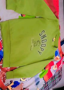 Snoopy Green Sweatshirt