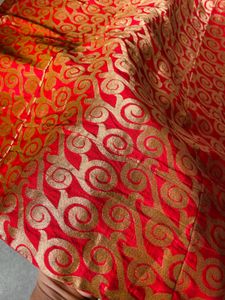 Red Banarasi Ghaghra
