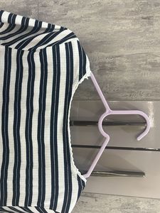 Striped V-Neck Top