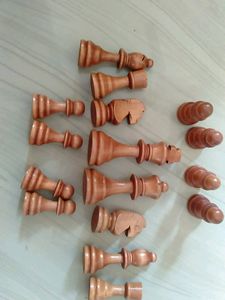Antique Wooden Chess Coins Black Only