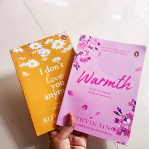 Warmth + I Don't Love You Anymore (Book Combo)