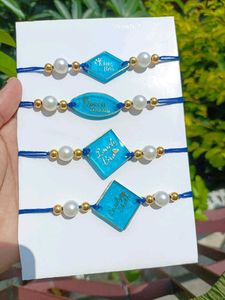 Set of 4 Rakhi Gift Hamper with Chocolates |
