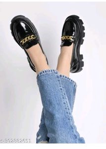 Trendy Black Loafers