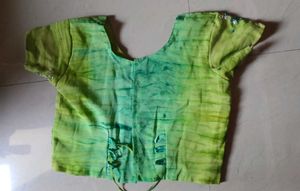 Green Designer Blouse💚