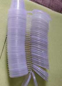32 Small Plastic Containers with Lids