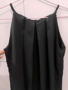 Sleeveless Black Top