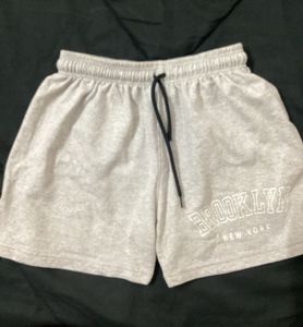 Brooklyn New York White Trendy Shorts For Women