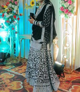Elegant Black Lehenga Choli