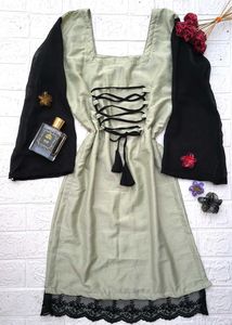 Corset Back Long Kurti 🫶🏻