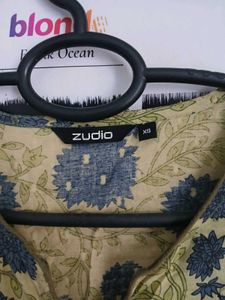 Floral Print Green Dress