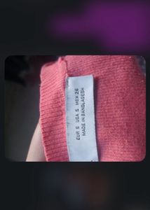 Zara Pink Knit Crop Top