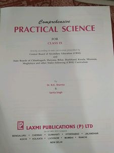COMPREHENSIVE PRACTICAL SCIENCE Class IX