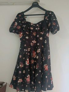 Floral Print Mini Dress