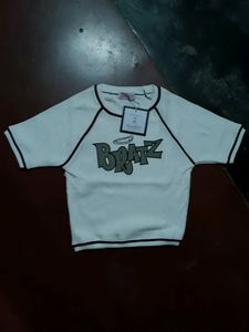 Fancy Crop Tshirt With Tag