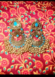 Oxidised Chand Bali Earing