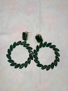 Green Emerlad Earing