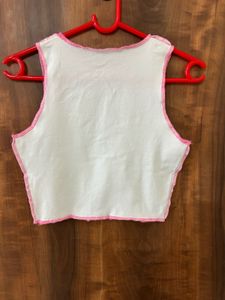 Sleeveless Fitted Crop Top