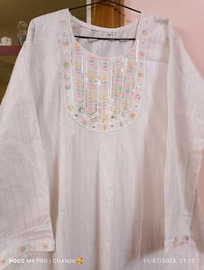 Elegant White Kurta