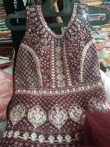 Elegant Maroon Lehenga Choli