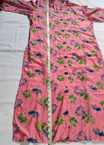 Pink Printed Kurta