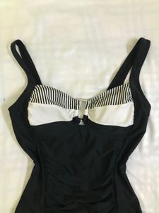 Chic Black Swimsuit/bodysuit Bust 32-34