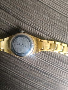 Gold Tone Watch Set Of 3