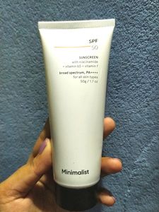 Minimalist SPF 50 Sunscreen