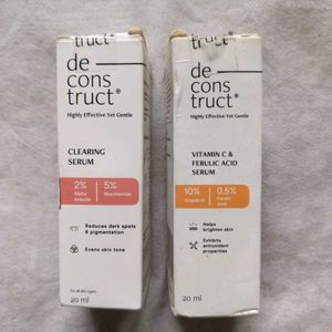 deconstruct CLEARING SERUM AND VITAMIN C & FERULIC