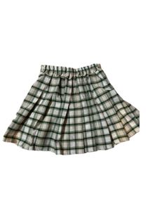 Plaid Mini Korean Skirt
