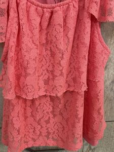 Cute Pink Lace Top