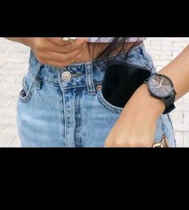 H&amp;M Blue Wide Leg Jeans