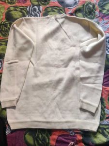 Vintage Cream Cardigan in woolen style 👘