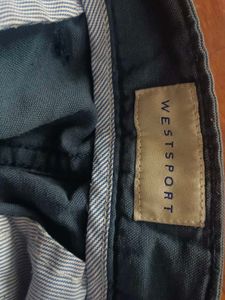 Blue Colour Cotton Trouser