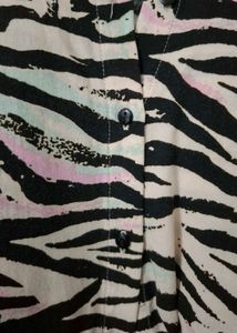 Zebra Print Sleeveless shirt