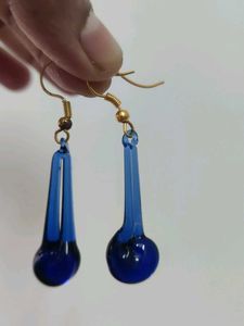 Hand Blown Glass Earrings - Unique Collection