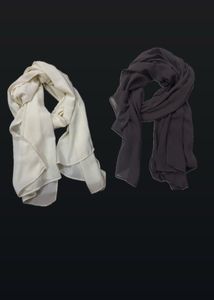Brown Scraf & Cream Coloured Scarf