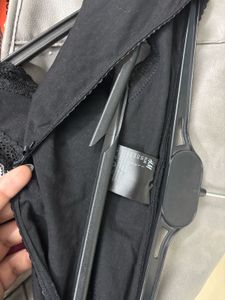 H&amp;M LACE TRIMMED THONG BRIEF