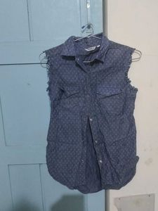 Dark Blue Top