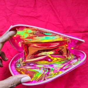 Popxo Holographic Storage Pouch