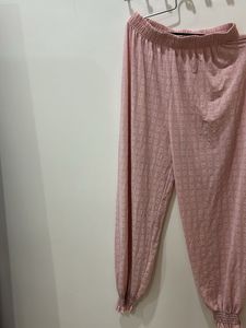 Pink Patterned Lounge Pants