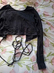 Black Long Sleeve Top